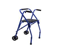 QHLMLL Déambulateur à roulettes pour Personnes âgées Déambulateur Vertical Déambulateur Pliable Robuste Déambulateur Standard Déambulateur à Hauteur réglable Aide à la Marche à roulettes - Facile à