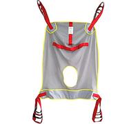 QHLMLL Harnais de Levage pour Patients, Ceinture de mobilité de Levage, Ceinture de Transfert pour Levage de Patients, Type Ouvert en Maille, Harnais pour Tout Le Corps en Maille, Harnais de Toilet
