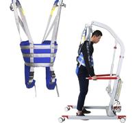 QHLMLL Harnais de Levage pour Patients, Harnais de Levage pour Patients, Harnais de Marche Debout, Sangle pour Tout Le Corps, Ceinture de Soutien pour Les entraîneurs de Jambes, Aide à la rééducati