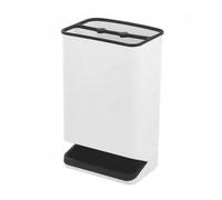 QHLMLL Porte-parapluies carré élégant en métal Noir, idéal pour la Maison, Le Bureau ou l'entrée. Décoration