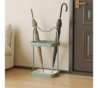 QHLMLL Porte-parapluies en métal avec bac égouttoir - Étagère de Rangement autoportante pour Une entrée organisée