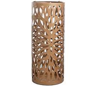 QHLMLL Porte-parapluies, Fer, Seau décoratif, Panier de Rangement Multifonction pour Maison, café, hôtel, 20 x 50 cm (Blanc) (Noir) Feito na China
