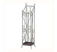 QHLMLL Porte-parapluies, Porte-parapluies en Fer forgé rétro, Seau à Parapluie étanche et antirouille, Support de Rangement pour Parapluie Domestique, Support de vidange, Marron 1 (Marron 2)