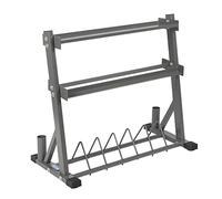 QHLMLL Support pour haltères, Plaque de Poids, Plaque de Pare-Chocs et Rangement pour Barres, Conception brevetée, Support pour Poids Libre, Banc pour haltères Tout-en-Un