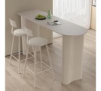 QHLMLL Table de Bar Murale, Table à tréteaux Moderne, Table de Bar rectangulaire d'extérieur, Table en Ardoise, Tables de pub Debout, Table d'îlot de Cuisine, Table à Manger, ta