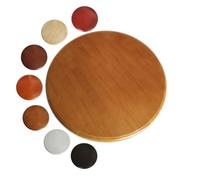 QHLTY Grand Plateau Tournant Lazy Susan, Plateau Rotatif Rond pour Table À Manger, Centre Table Cuisine, Multicolore(Teak,70cm/27in)
