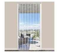 QHLTY Rideau Laniere Vinyle Plastique, Panneau Congélateur PVC, Rideaux Porte Transparents pour Usage Commercial, Industriel, Garage, Magasin, Patio, Entrepôt(75x200cm)