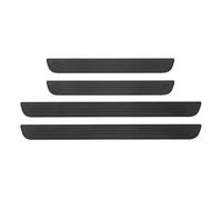 QHNSVFG Bandes de Seuil de Porte pour Audi A7 2010-2020 2021 2022 2023 2024 2025 4G 4H,Protecteurs de PéDale en Anti Rayures,Plaques Protection pour Voiture,Normal-A-Black