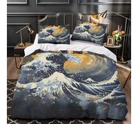 QHNZKJXPRL Cockpit de vol de Nuit Parure de Lit Microfibre Hypoallergique Super Douce 3D Effet Housse de Couette Fermeture Éclair Résistante Respirante for Adulte King（220x240cm）