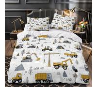 QHNZKJXPRL Effets sonores de Bande dessinée Housse de Couette 3D Effet Microfibre résistante Confortable Parure de Lit Fermeture Éclair Ultra Douce Léger for Adulte Enfants Filles Double（200x200cm）