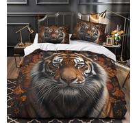 QHNZKJXPRL Fleur de Chardon Housse de Couette Microfibre résistante 3D Effet Ultra Douce Résumé botanique Parure de Lit Fermeture Éclair Hypoallergique Confortable for Adultes Enfants King（220x240cm）