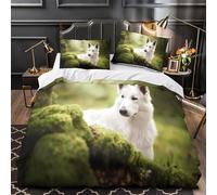 QHNZKJXPRL Illustration de Requin-Baleine Parure de Lit Microfibre Hypoallergique 3D Imprimée Confortable Océan Bleu Marine Housse de Couette Fermeture Éclair Résistante for Adulte Double（200x200cm）