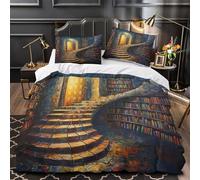 QHNZKJXPRL Navigation aérienne Housse de Couette 3D Effet Microfibre Ultra Douce Hypoallergique Futuriste numérique Parure de Lit Fermeture Éclair Douce Confortable for Enfant King（220x240cm）