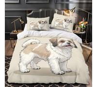 QHNZKJXPRL Tête de Dragon Housse de Couette Microfibre résistante Douce Confortable Fantaisie Ardente Parure de Lit 3D Imprimée Fermeture Éclair Hypoallergique for Adultes Enfants Double（200x200cm）