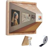 QhomeQ Naked Eye 3D Vision Night Light, Creative Wall-Mounted Decorative Lamp, Three Color Light Effect Adjustment, Classic Art Work Design,Gallery