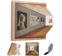 QhomeQ Veilleuse À Vision 3D À l'oeil Nu, Lampe D'ambiance d'art Mural À Illusion Visuelle 3D, Lumière Ambiante Haut De Gamme Murale, Peinture Lumineuse Décorative,Gallery