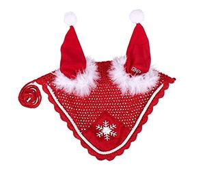QHP Bonnet de Noël rouge (poney).