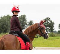 QHP Bonnet oreilles Noël imprimé
