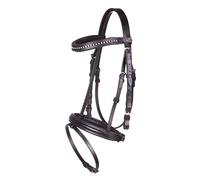 QHP Bridon en cuir Beli noir (Mini Shetty)