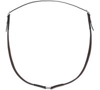 QHP Collier d'encolure en cuir Liberta avec un anneau permettant de mettre en place une longe Full = Cheval