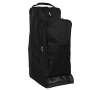 QHP Combi Sac de compétition pour bottes d'équitation et casque Noir 600 D