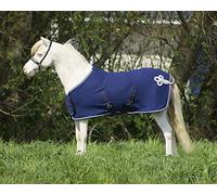 qhp Couverture polaire couverture séchante Ornament fala Bella Contraste Garniture de Croix Sangles