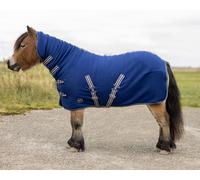QHP Couverture polaire shetland avec couvre-cou spécialement conçu pour les poneys et les poneys 90 cm
