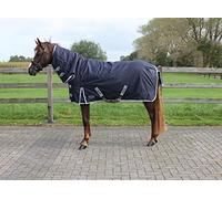QHP Couverture pour Cheval Haut Couvre-Cou intégré Turnout 300 g