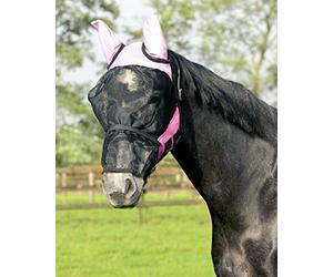 QHP Detachable Nose Flap Fly Mask