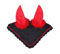 QHP Filet d'oreille Halloween Mouche Voile Poney Diable