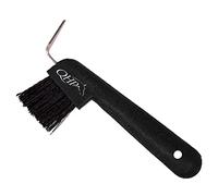 QHP Grattoir à sabots Color avec brosse (noir)