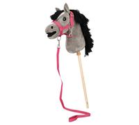 QHP Hobby Horse Licol et tricot pour cheval de bataille Rose