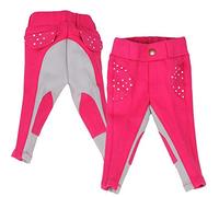 QHP Junior Mickey Riding Breeches 7-12 Months Fuchsia