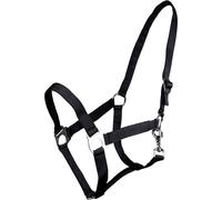 QHP Licol avec Boucle Coulissante Noir - Pur sang