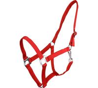 QHP Licol avec Boucle Coulissante Rouge - Mini-Shetty