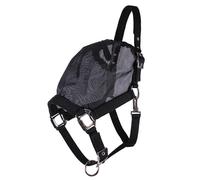 QHP Licol-masque de mouche combi Noir, QHP17_Taille:Poney