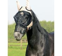 QHP Masque anti-mouches avec rabat nasal amovible Beige, QHP17_Taille:Mini Shet