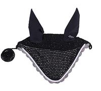 QHP Masque anti-mouches crochet Coton Cordon décoratif Boucles de chinband bâton-Logo