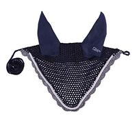 QHP Masque anti-mouches crochet Coton Cordon décoratif Boucles de chinband bâton-Logo