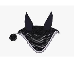 QHP Masque anti-mouches crochet Coton Cordon décoratif Boucles de chinband bâton-Logo