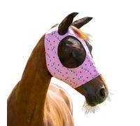 QHP Masque anti-mouches licorne rose - Taille : Cob