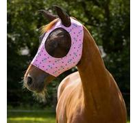 QHP Masque anti-mouches licorne rose - Taille : poney