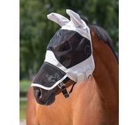 QHP Masque anti-mouches Solaire grey avec protection UV FS/23, Taille:Extra Full