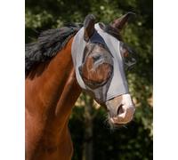 Bonnet anti-mouches pour poney QHP Super Bug Gris Poney