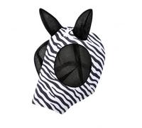 Bonnet anti-mouches pour cheval QHP Super bug Noir Poney