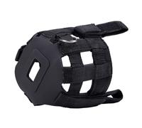 QHP Masque en osier avec narines, frein à frein, clipsable noir (Minishetty)