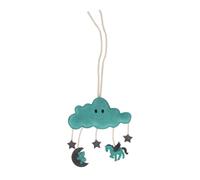 QHP Novy Jouet naturel pour cheval - Jouet d'écurie pour chevaux | Fabriqué en velours avec rembourrage en fibre de coco | Biodégradable | Suspendu (vert)