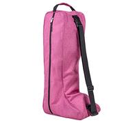 QHP Sac à bottes avec poignée, bandoulière amovible et réglable (rose)