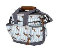 QHP Sac de pansage Stable Buddy avec un mignon imprimé de teckel