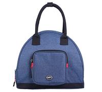 QHP Sac de casque de sport pour adultes, bleu, 32 x 25 x 29 cm, pour cavaliers